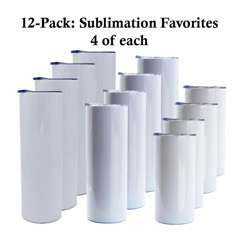 12-Pack of SUBLIMATION Favorites