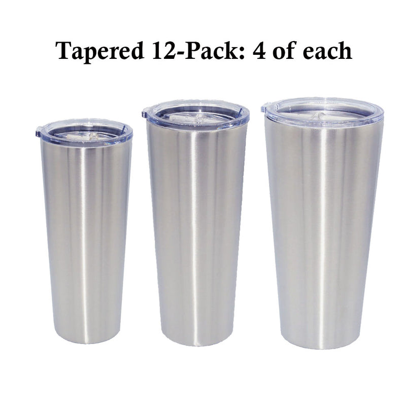 12-Pack - Straight Tapered Mix