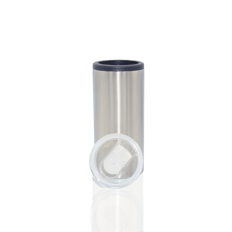 12 oz. Stainless Slim Tumbler/Can Cooler