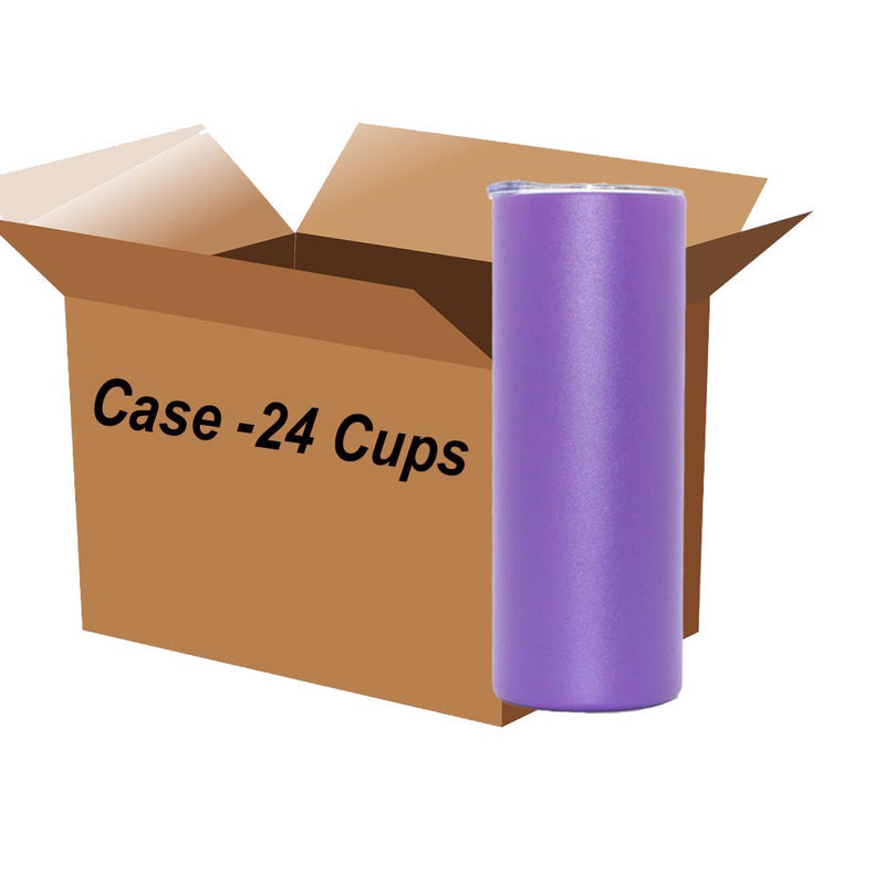 20oz Skinny Powder Coated - Case of 24