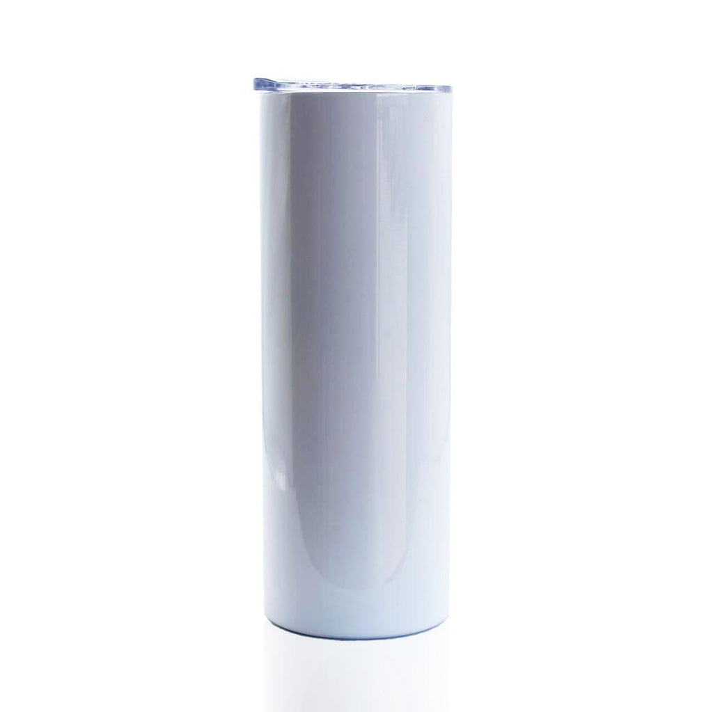 10 Oz White Sublimation Tumblers Blanks, 6 Pack Straight Stainless Steel  Tumbler