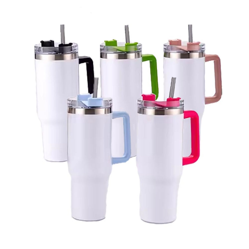 Bulk Case (16 Units): 40oz Sub Tumblers Colored Handle