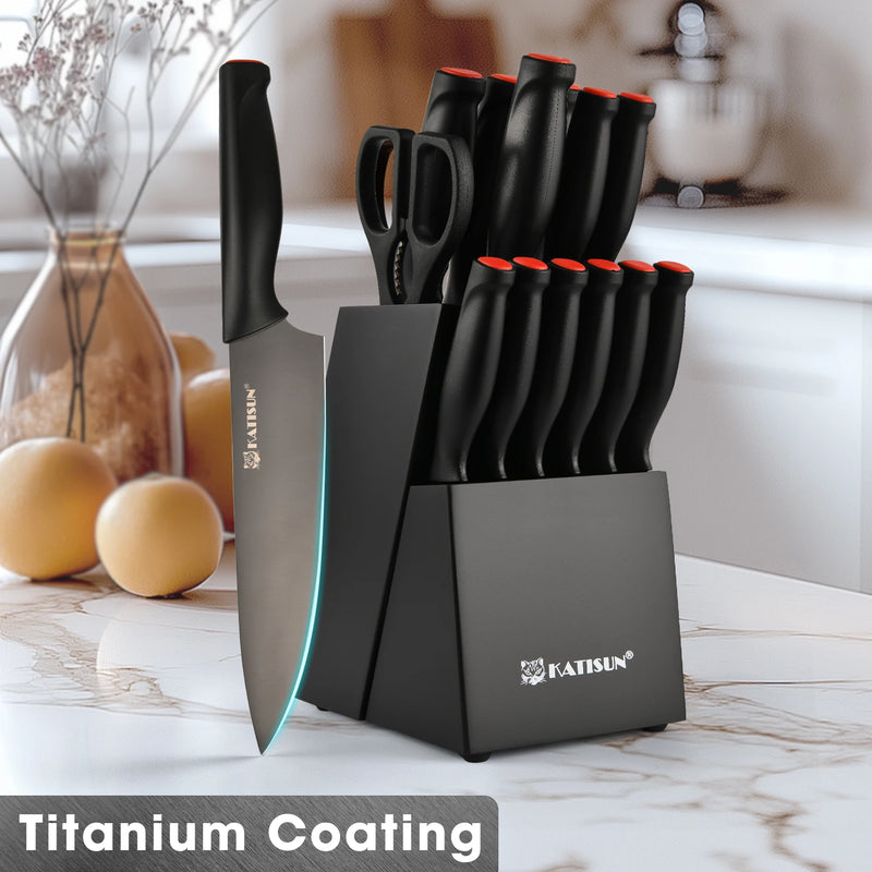 15 Pc High Carbon Stainless Steel Knife Set