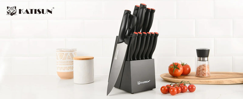 15 Pc High Carbon Stainless Steel Knife Set