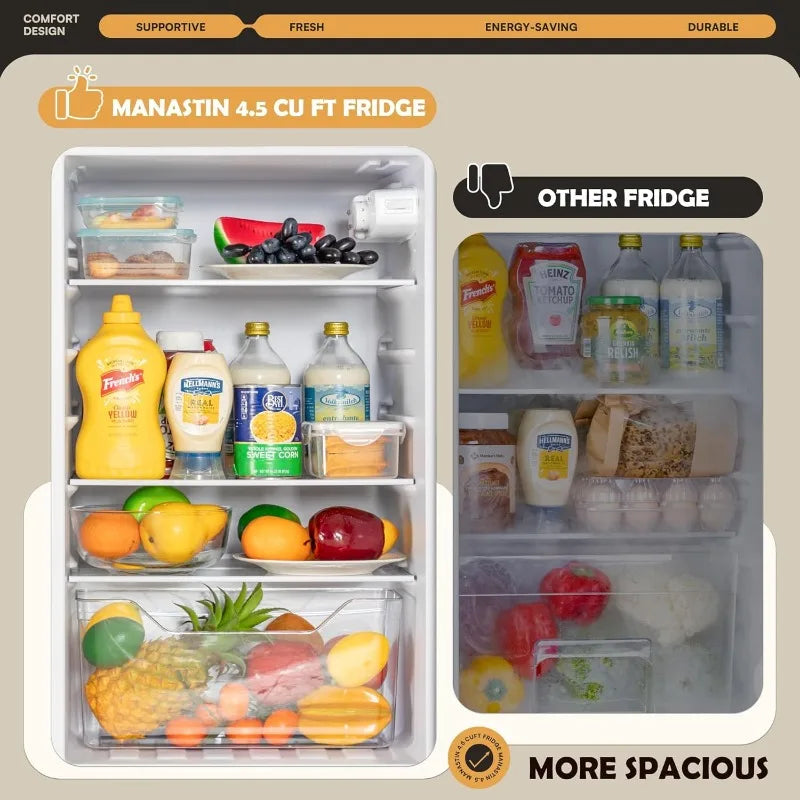 4.5 Cu.Ft. Mini Fridge with Freezer