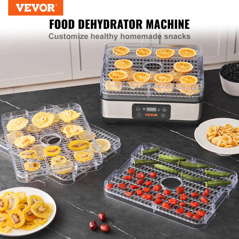 5 Tray Stainless Steel Food Dehydrator
