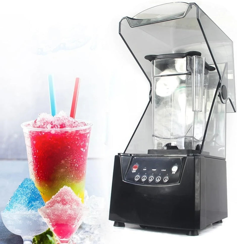 2600W Commercial Blender with Soundproof Cover