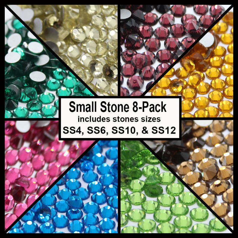 BULK Small Rhinestone Bundle 8-Pack