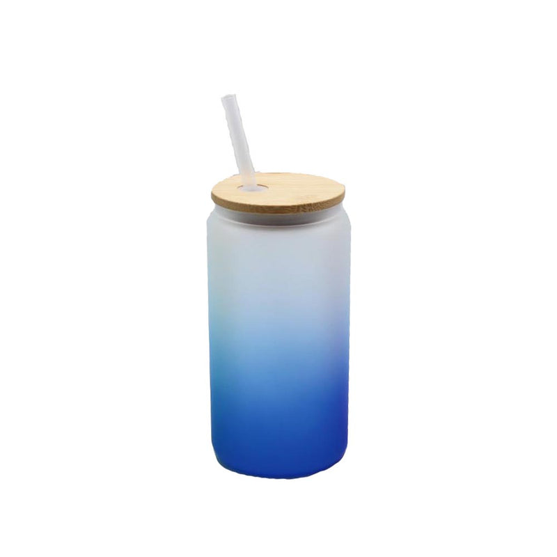 *Clearance* 16oz FROSTED COLORED GLASS Sublimation Tumblers