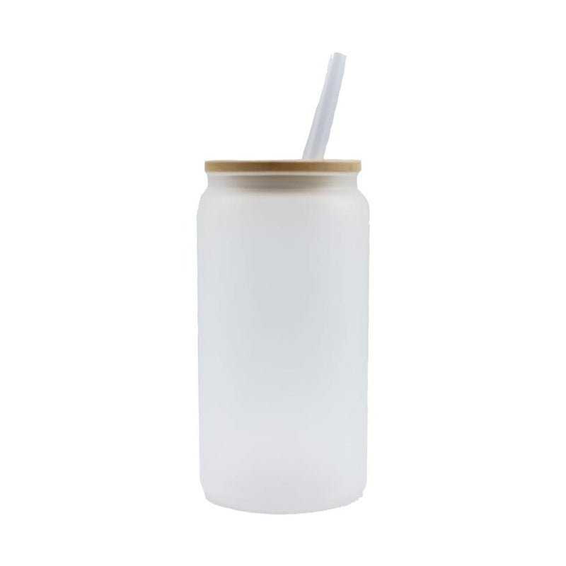 16oz FROSTED GLASS Sublimation Tumbler