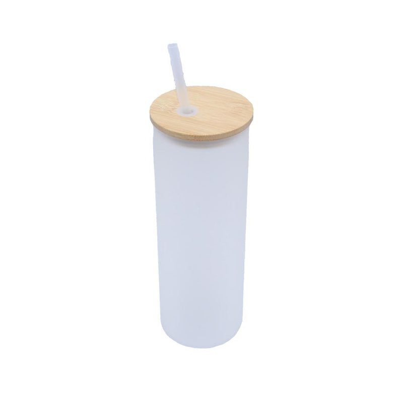 25oz Frosted Sublimation Glass Tumbler – Krafty Cups 4 U