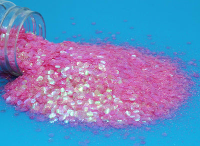 Iridescent Pink Glitter – FauxByKathy